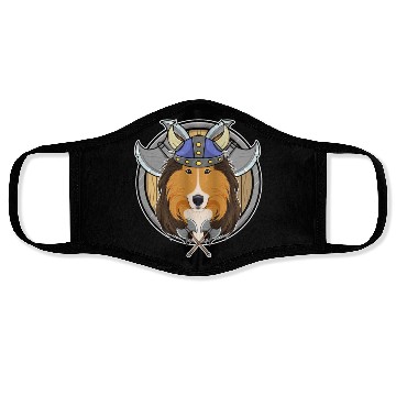 Discover Collie I Valhalla I Viking Face Masks