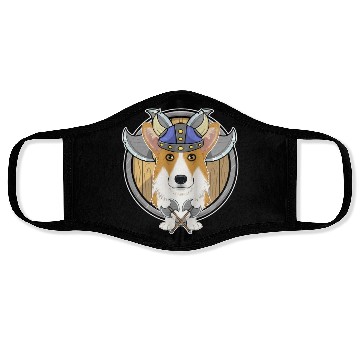 Discover Welsh Corgi I Valhalla I Viking Face Masks