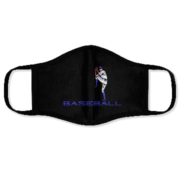 Discover Just Baseball (Pitcher) Face Masks