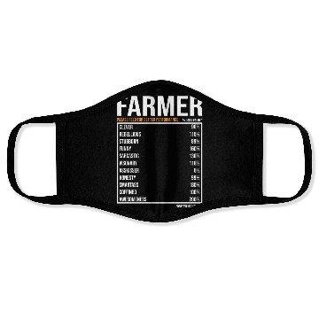Discover Farmer Daily Value funny Farmer Face Masks