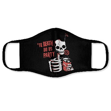 Discover Til Death Do Us Party Face Masks