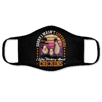 Discover Chickens Gift Chicken Face Masks