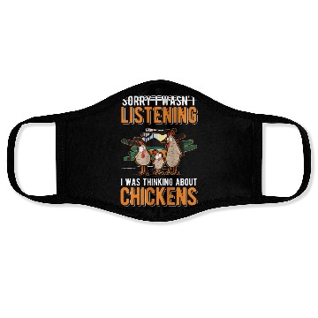 Discover Chickens Gift Chicken Face Masks