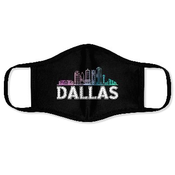 Discover Dallas City Texas Dallas Face Masks