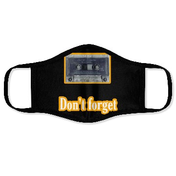 Discover Cassette tape Face Masks