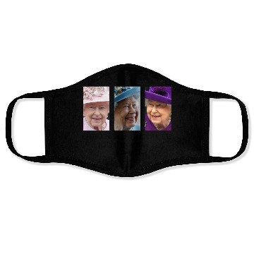 Discover Queen II Elizabeth Face Masks