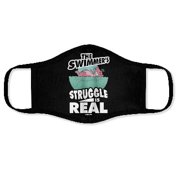 Discover Swimming lifeguard swimming course outdoor pool gi Face Masks