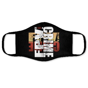 Discover FPV is not a Crime Face Masks