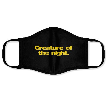 Discover Creature Of The Night Face Masks