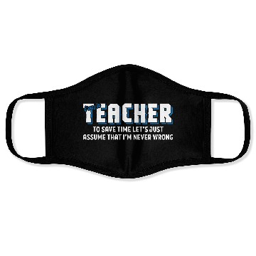 Discover I am Teacher Face Masks