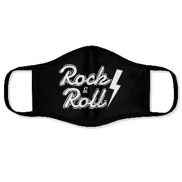 Discover Rock & Roll Music Style Genre Guitar Rock Band Face Masks