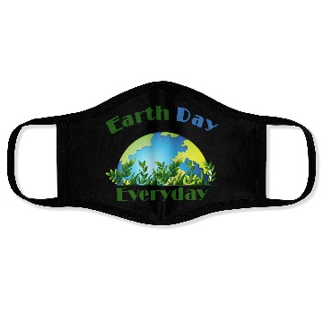 Discover Earth Day Everyday Planet Earth Face Masks