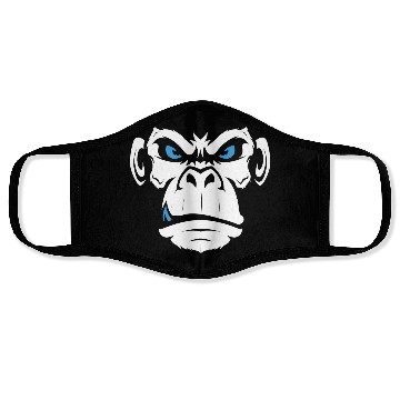 Discover Monkey Head Angry Monkey Face Face Masks