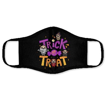 Discover Trick Or Treat Witch Mummy Halloween Face Masks
