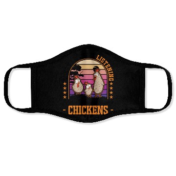 Discover Chickens Gift Chicken Face Masks