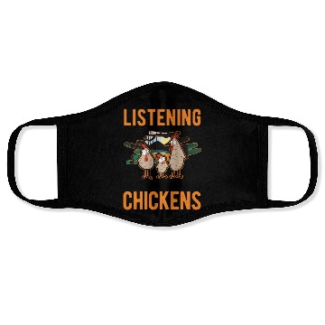 Discover Chickens Gift Chicken Face Masks