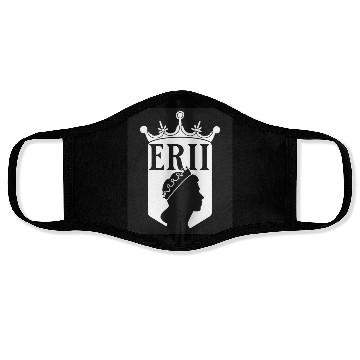 Discover United Kingdom Monarch Queen Elizabeth ER II Face Masks