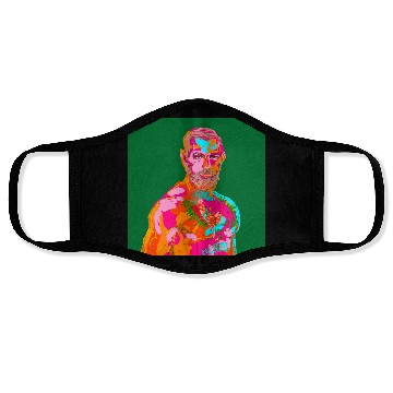 Discover Conor McGregor abstract painting Face Masks