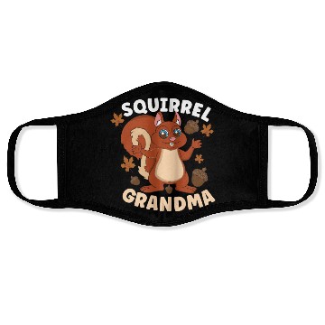 Discover Funny Squirrel Fan Squirrel Lover Chipmunk Addict Face Masks