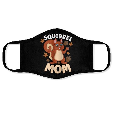 Discover Funny Squirrel Fan Squirrel Lover Chipmunk Addict Face Masks