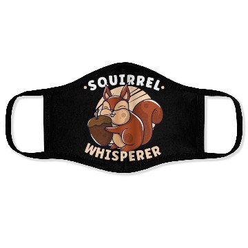 Discover Funny Squirrel Fan Squirrel Lover Chipmunk Addict Face Masks
