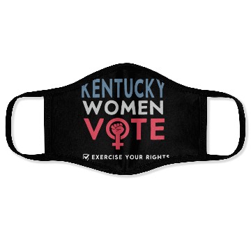 Discover Kentucky Women Vote Voter 2022 Election Feminist Face Masks