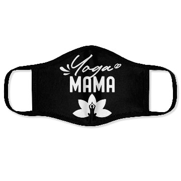 Discover Yoga Mama Hobby Mom Mother Mommy Face Masks