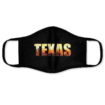 Discover Texas city USA gift Houston America Face Masks