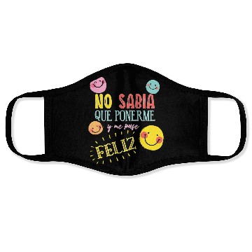 Discover Funny Spanish Teacher Maestra Face Masks