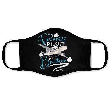Discover Pilot Aviation Airplane Airline Captain Aviator Face Masks