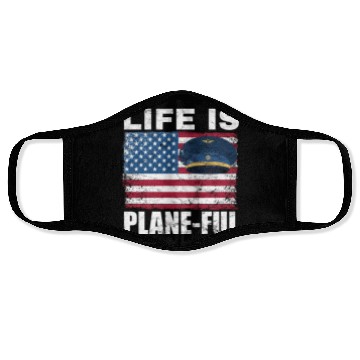 Discover Airline Pilot Aviation Themed Pun For a Corporate Face Masks