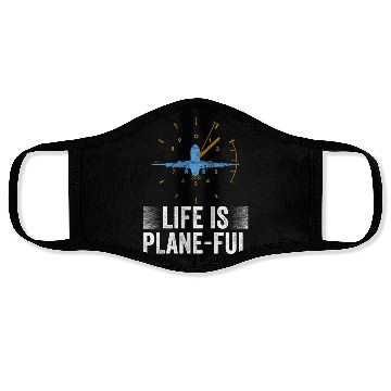 Discover Airline Pilot Aviation Themed Pun For a Corporate Face Masks