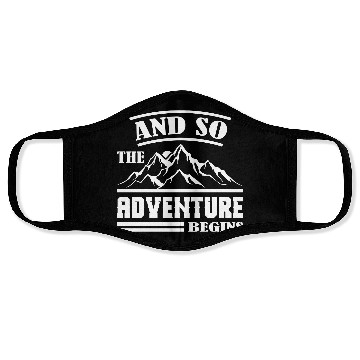 Discover The Adventure Begins Face Masks