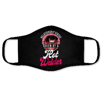 Discover Welder Welding Girlfriend Retro Face Masks