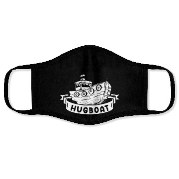 Discover Tugboat Hugging Boat Owner Sailing Hug Face Masks