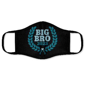 Discover Big Bro 2023 - Big Brother Baby Birth Boy Gift Face Masks