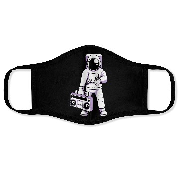Discover Astronaut Ghetto Blaster Face Masks