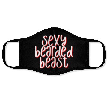 Discover Sexy Bearded Beast 3 Face Masks