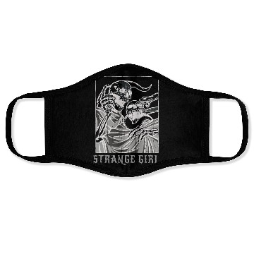 Discover Skeleton Bones Tarot Card Occult Strange Gothic Face Masks