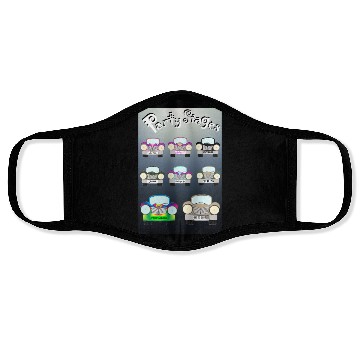 Discover Old Car Poster Party Stages #2 Face Masks