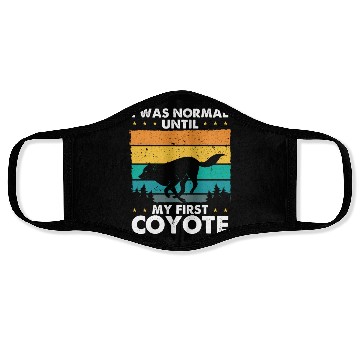 Discover Coyote Trapping Coyote Hunting Yote Hunting Gift Face Masks