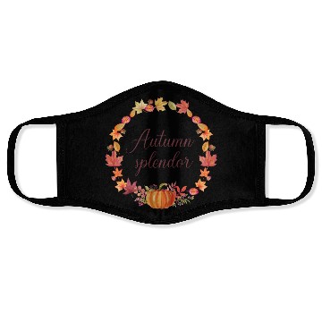 Discover Happy Pumpkin Day Face Masks