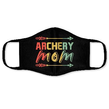 Discover Archery Mom Bows And Arrows Hunting Sports Face Masks