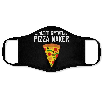 Discover World s greatest pizza maker Face Masks