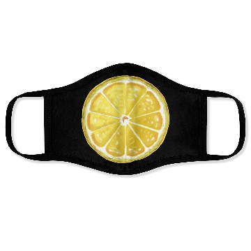 Discover Lemon style design Face Masks