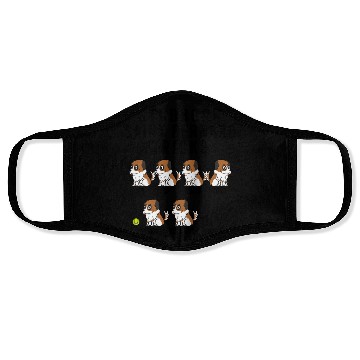 Discover Stubborn Saint Bernard Tricks Face Masks