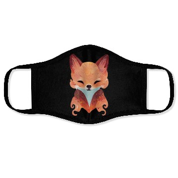 Discover Cute Meditating Fox Face Masks