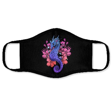 Discover Gothic Sea Horse Face Masks