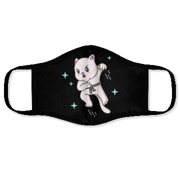 Discover Kawaii Cat Ninja Kitten Fighter Karate Face Masks