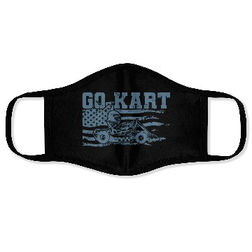 Discover Go Kart Track Race Track Sport Face Masks